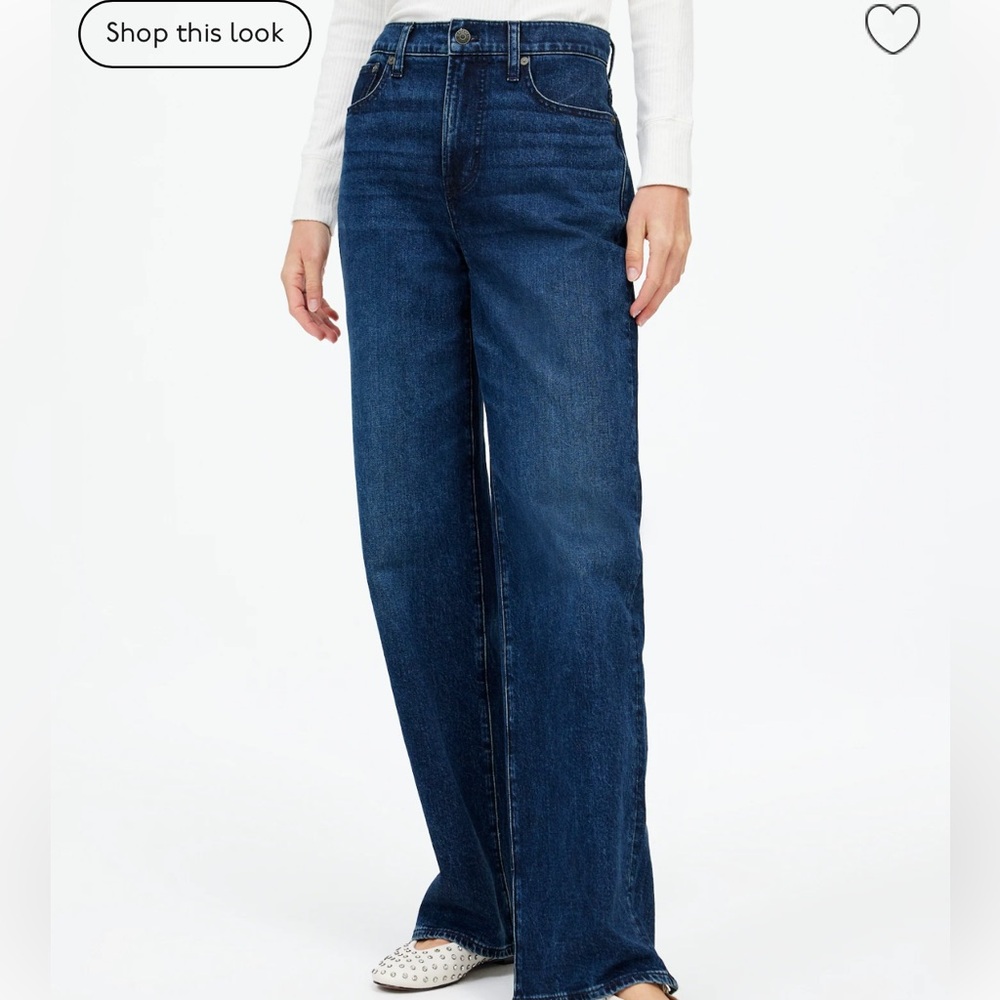 Madewell perfect vintages wide leg jean size 29